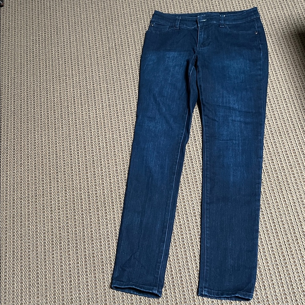 Chico’s Plantinum Dark Denim Size 0